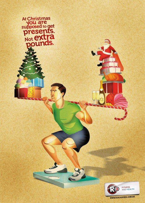圣诞主题平面广告设计