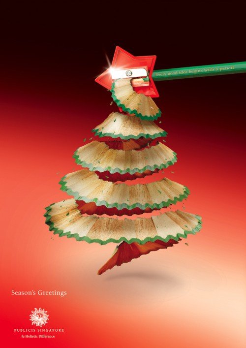 圣诞主题平面广告设计