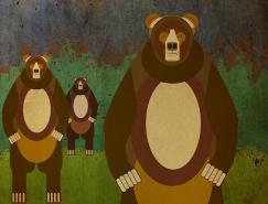 Matt&nbsp;La'Mont复古风格动物插画欣赏