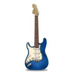 蓝色电吉他