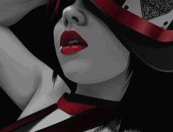 优秀的人像Vexel插画欣赏