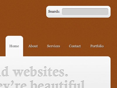 不同风格的网页搜索框设计欣赏