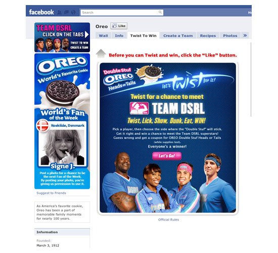 Facebook品牌页面设计：食品餐饮类