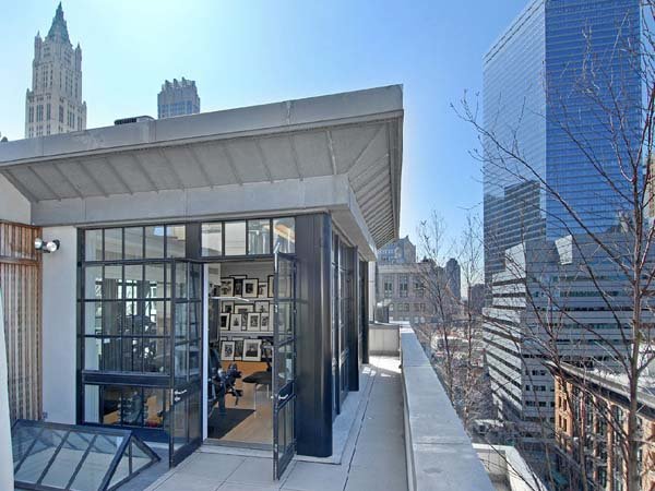 纽约豪华屋顶公寓室内设计