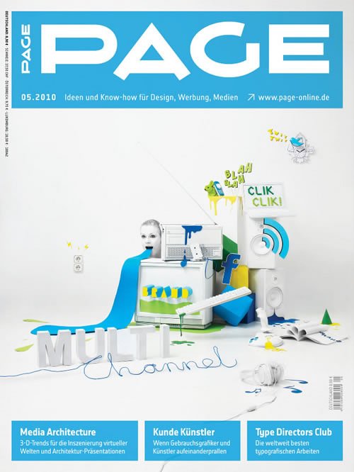 30个精美创意的杂志封面设计