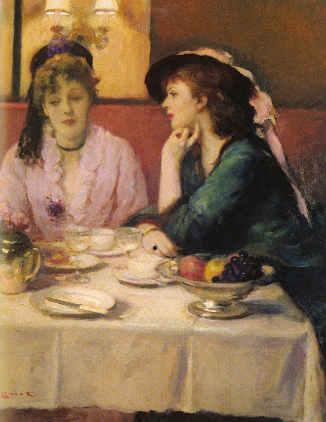比利时后印象派画家Fernand Toussaint（1873年—1956年）