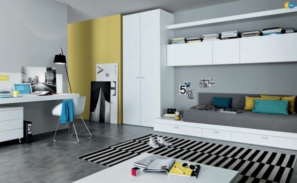 意大利家具制造商MisuraEmme：青少年卧室设计