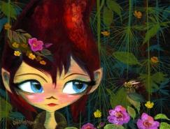 鲜明的色彩和清晰的线条：Lynne&nbsp;Naylor插画欣赏