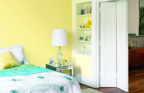 照亮你的心情：黄色调卧室设计欣赏