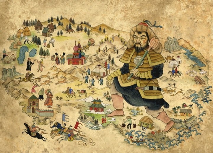 蒙古艺术家Solongo Mellecker绘画作品