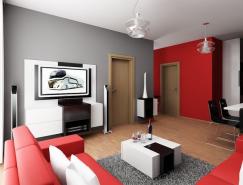 斯洛伐克一套單身小公寓室內設計