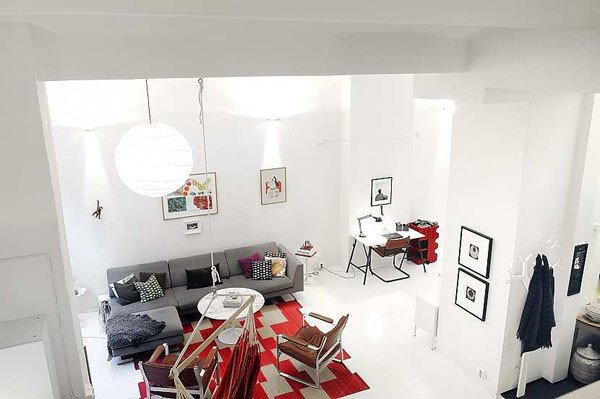 斯德哥尔摩简洁的Loft公寓设计