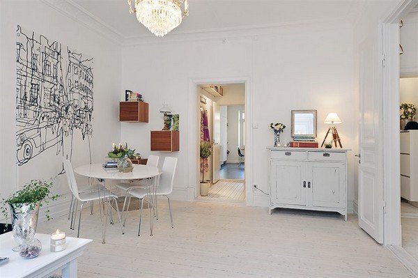 78平米瑞典优雅迷人的公寓设计