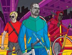 俄罗斯Sicksystems插画和T恤设计