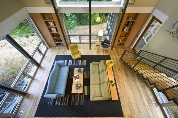 现代室内设计趋势：国外大景观开放式客厅