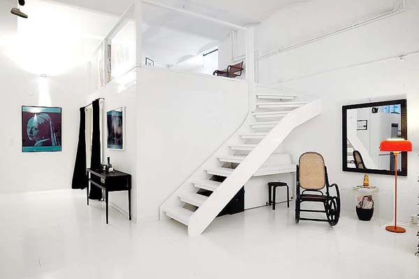 斯德哥尔摩开放式LOFT公寓室内设计