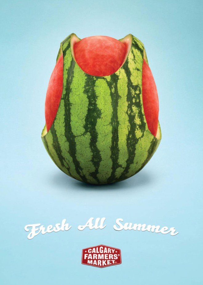 新鲜整个夏天：Calgary农贸市场广告欣赏
