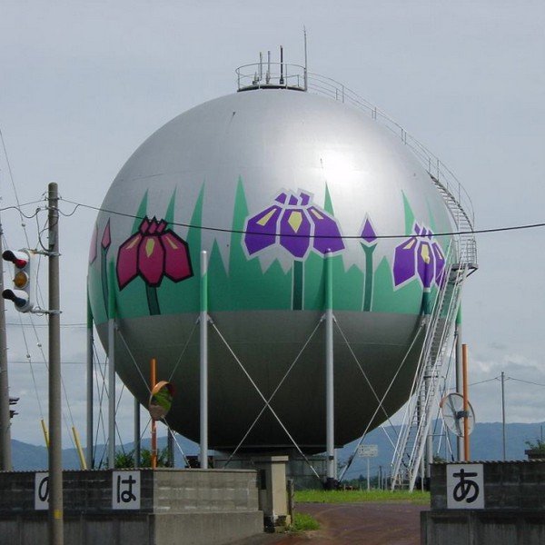 超可爱的日本天然气罐喷绘艺术