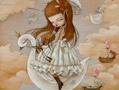 插画欣赏：Kukula的忧郁女孩