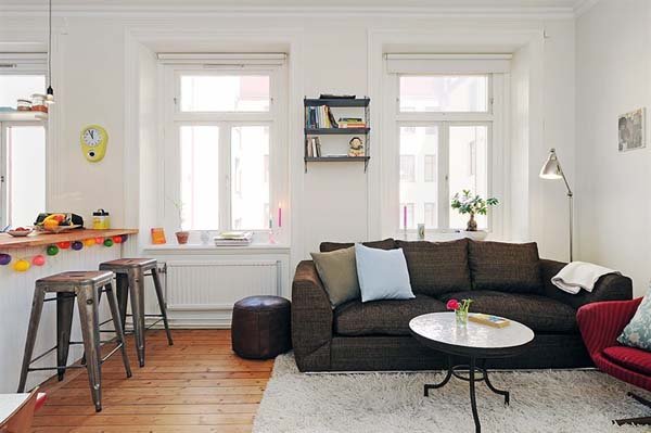 斯德哥尔摩47平米一居室开放式室内设计