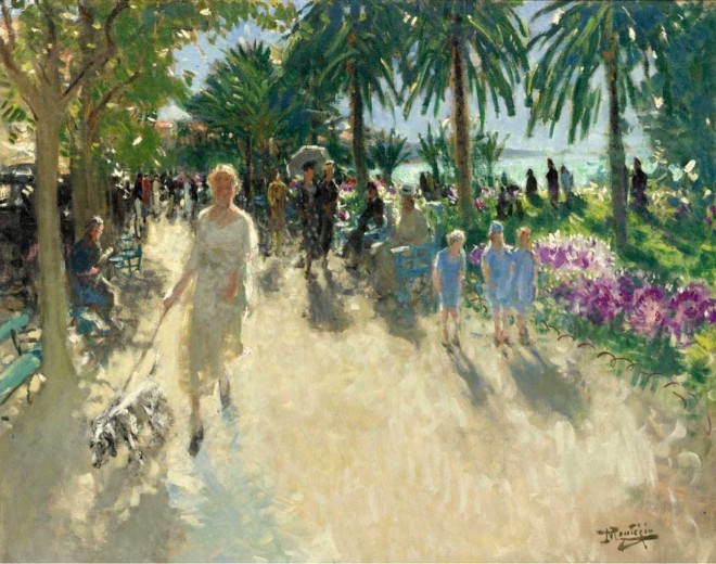 法国印象派画家Pierre Eugene Montezin(1874-1946)