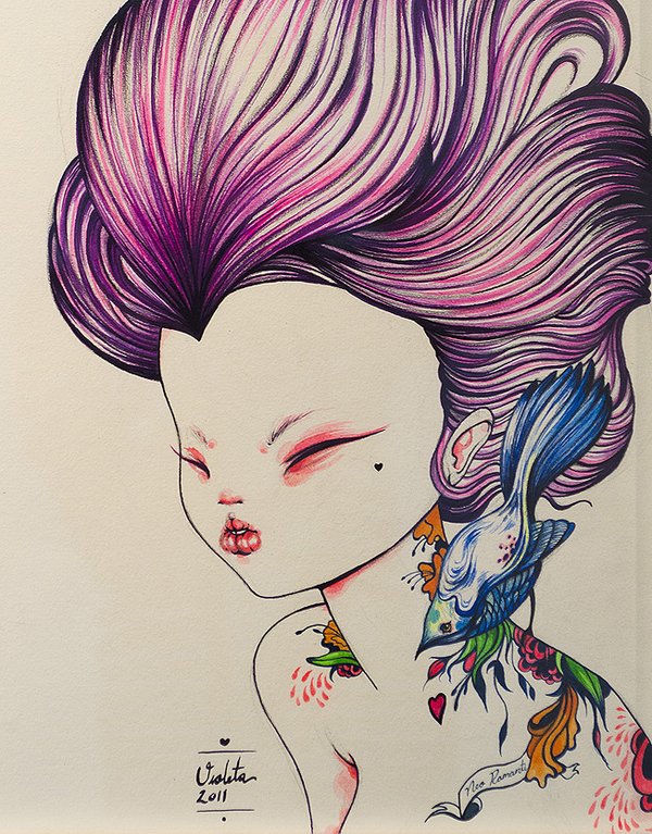 墨西哥Violeta Hernández插画欣赏