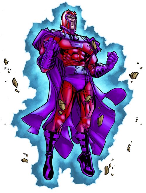 动漫人物插画：万磁王(Magneto):