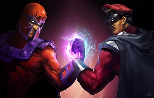 动漫人物插画：万磁王(Magneto):