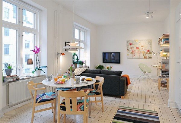 斯堪的纳维亚风格起居室设计