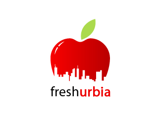 标志设计元素运用实例：草莓和苹果