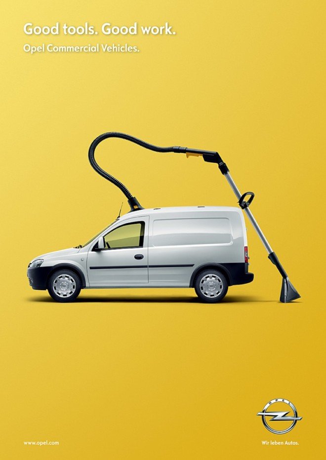 Opel商务车广告：good tools, good work