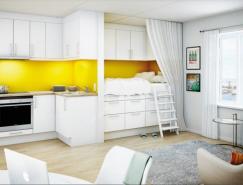 一组北欧风格厨房设计