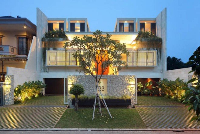 雅加达安静优雅的别墅设计