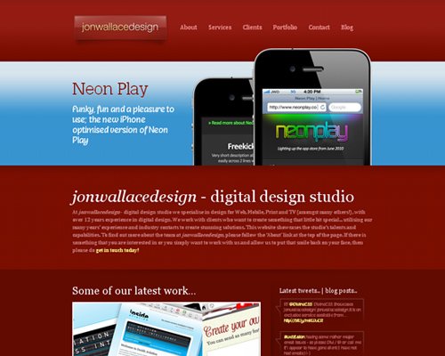 奔放的色彩：红色网站设计