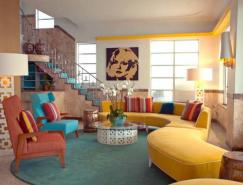 美丽而多彩的酒店设计：迈阿密海滩Lords酒店