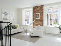 优雅的白色:&nbsp;94平米温馨复式公寓