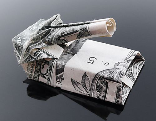Craig Sonnenfeld美元钞票折纸艺术
