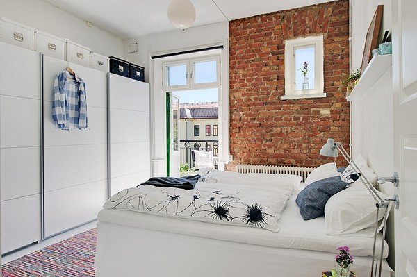 127平米斯堪的纳维亚风格纯白公寓设计