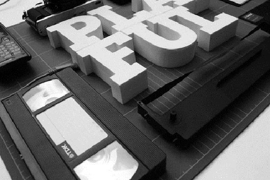 国外创意3D文字设计