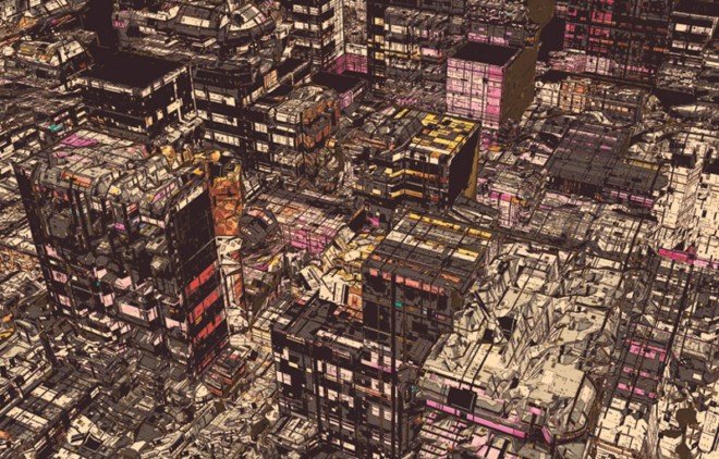 olschinsky作品： "城市"系列主题插画欣赏