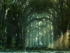 50张精美的森林和热带雨林CG风景欣赏
