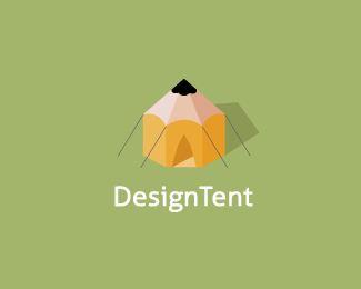 标志设计元素运用实例：帐篷