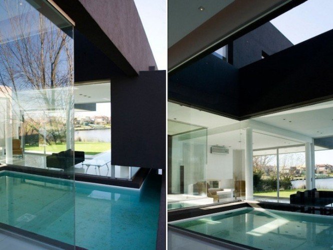 阿根廷黑色现代别墅设计