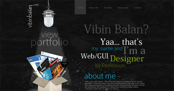 30个极具吸引力的黑色网站设计