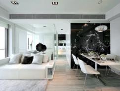 黑与白的魅力：35个精致高雅的公寓设计