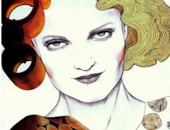 Maria&nbsp;Casais&nbsp;Leis时尚人物插画