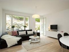 拥有超大露台的1居室小公寓设计