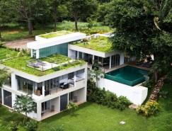 哥斯达黎加坡地景观豪华别墅