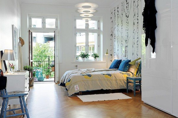 现代与传统装饰元素混合的北欧风格公寓设计