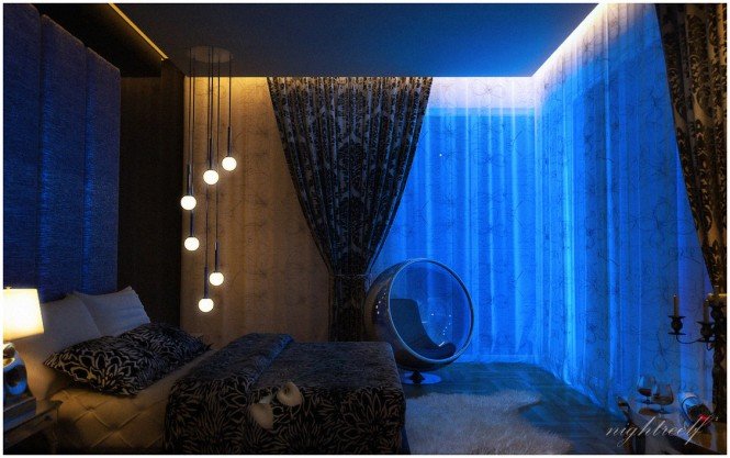 现代时尚的卧室效果图设计